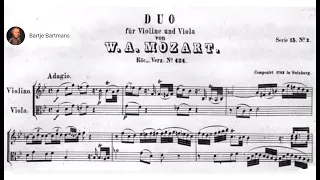Mozart - Duo for Violin and Viola No. 2, K.424 (1783) [Grumiaux]