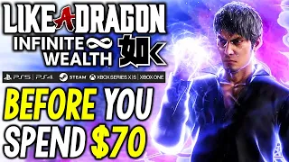 Like a Dragon Infinite Wealth - HUGE Things to Know BEFORE YOU SPEND $70