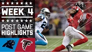 Panthers vs. Falcons | NFL Week 4 Game Highlights