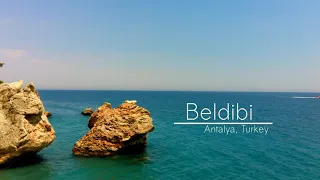 ジ  Дикий пляж Kemer, Beldibi, Antalya.