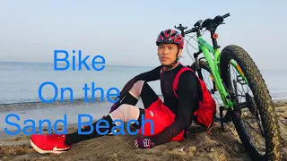 #Bike on the Sand Beach of Jazan Saudi Arabia