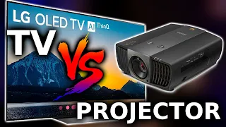 TV vs PROJECTOR in 2021! | How To Choose The BEST Home Theater Display