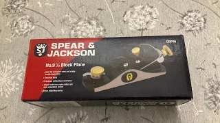 Block plane 9 1/2 for £23 . Meet Mr Spear & Jackson .