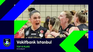 Vakifbank Istanbul Top 10 Plays of the 2021 season - #CLVolleyW