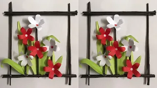 Amazing Wall Hanging / Paper Flower Making /Beautiful Paper Craft Wall Decor Ideas