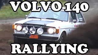 Volvo 140 Rallying! | Crash & Action