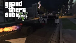 МОНТАЖИК/ДАВЛЮ КОПОВ НА БЭТМОБИЛЕ В GTA 5 ONLINE