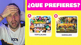 ¿QUE PREFIERES? EDICIÓN STREAMERS😂