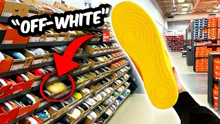 Found OFF WHITE Sneakers At The NIKE OUTLET