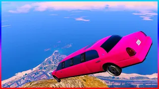 GTA 5 Mount Chiliad Car Crashes! (With Trevor, Franklin and Amanda!)