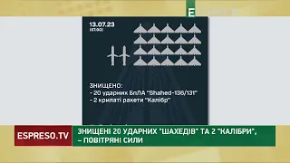 Нічна атака шахедами, крилатими та балістичною ракетами. Іскандер-М збити не вдалося