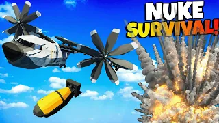 Dropping a NUCLEAR BOMB To Explode an ISLAND in Stormworks?! (Stormworks Gameplay Nuke Survival!)