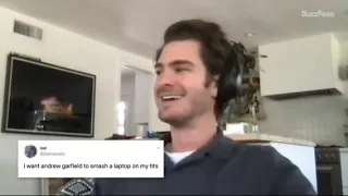 "I want Andrew Garfield to smash a laptop on my tits"😭