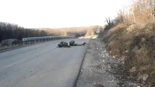 Slovak soldiers attacking