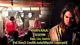 Nirvana - 1989-11-20 - [Full Show] - Kapu - Linz, Austria - [2-Cam/50fps/Deshaked/Tweaks]
