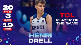 Henri DRELL 🇪🇪 | 20 PTS | TCL Player of the Game vs. Great Britain