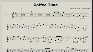 Syntheticsax - Coffee time (sheet music for saxophone alto)