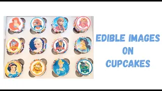 HOW TO APPLY EDIBLE IMAGES ON CUPCAKES!! FONDANT TIPS!