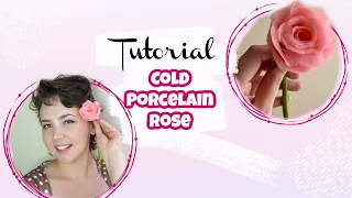 Homemade Cold Porcelain Recipe + Rose Sculpting ▴Air Dry Homemade Clay 2021