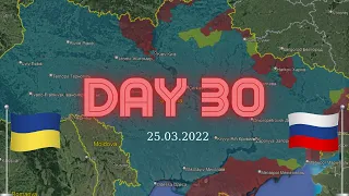 Ukraine War Map / Day 30 and current situation 2022 update #Ukraine #Russia #NATO