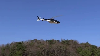 Airwolf Test Flight in Strong Wind エアーウルフ スケールヘリ テストフライト