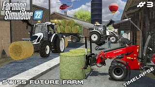 Storing BALES in old CALVES shed with @kedex | Future Farm | Farming Simulator 22 | Episode 3