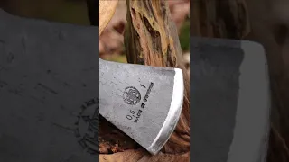 Bushcraft Hatchets- Hultafors vs Gränsfors Bruk - Long Vid on my Channel #shorts #bushcraft