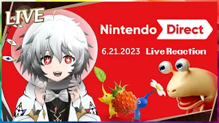 LOTS of Mario Love🍄, SUSSY Splatoon Ink😏 and Pikmin Adorbs!😍 | Nintendo Direct June 21 LIVE Reaction