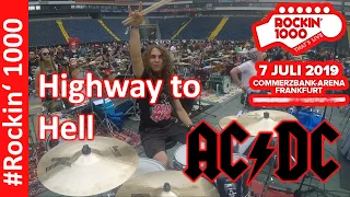 Highway to Hell - Rockin 1000 Frankfurt 2019 - AC/DC -  Drum Cover