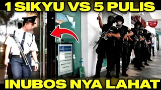 ISANG BISAYA NA SECURITY GUARD LABAN SA 5 PULIS | INUBOS NYA LAHAT | BPI BANK ROBBERY