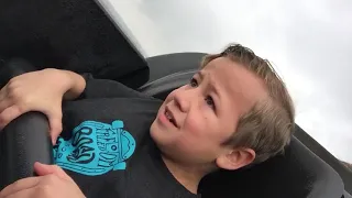 Tyler’s first rollercoaster ride!