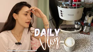 Daily Vlog // Curgea apa peste TOT!! 🌊 Testam noul espressor 🤍