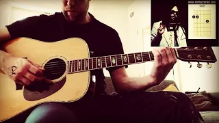 How To Play "DON'T LET IT BRING YOU DOWN" By Neil Young | Live At BBC Acoustic Guitar Tutorial