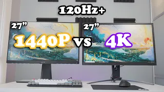 27" 1440p vs 4k High Refresh Rate: 4K Worth Your Kidney?