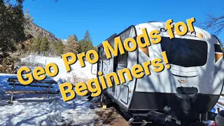 Rockwood Geo Pro Forest River Flagstaff E-Pro modifications for beginners!