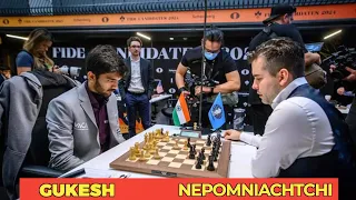 Ian Nepomniachtchi vs Gukesh D || FIDE Candidates 2024 - R10