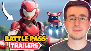 Reacting to EVERY BATTLE PASS Trailer in Fortnite! (Seasons 2-18)