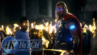 Thor Rescues Asgardian Kids from Gorr Fight Scene [Final Battle] [No BGM] | Thor: Love and Thunder