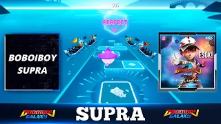 Tiles Hop: EDM Rush! - BOBOIBOY SUPRA - COMIN ROUND THE MOUNTAIN (Cover Parody) BoBoiBoy Galaxy !!!