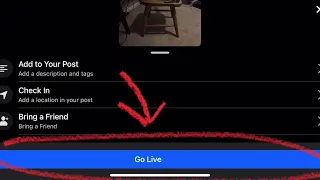Facebook Go Live Not Working