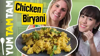 Chicken Biryani // Mit Cashews & Rosinen // #yumtamtam