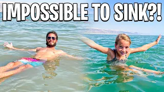 We Couldn't Sink In The Dead Sea!!