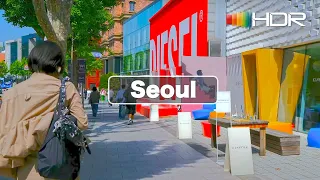 [4K｜ASMR] Sunny Day Seoul Itaewon Hannam Cafe & Boutique Street 💓 Let's Feel the Swag and Hip Vibes