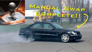 Manual Swap All Done!! Electronics and Full Adapter Kit - E55 Manual Swap Part 4