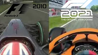 F1 2010 VS F1 2021 (11 Year Difference)