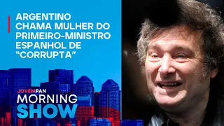 MILEI diz que viajará à Espanha durante TENSÃO DIPLOMÁTICA