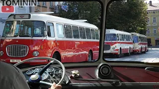 Historic Vintage Bus Ride - Škoda 706 RTO  | Karosa šm11 - B732 | Ikarus 280