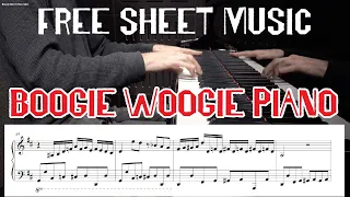 Crazy Boogie Woogie Piano "Boogie Down Miao" with free sheet music by Jacob Koller