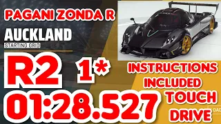 Asphalt 9 - PAGANI ZONDA R Grand Prix Round 2 - 01:28.527 - 1⭐ Touchdrive Instructions