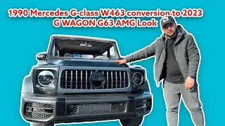 🚘 1990 Mercedes G-class W463 conversion to 2023 G WAGON G63 AMG Look !!!